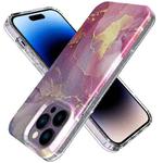 For iPhone 14 Pro Marble Pattern IMD Phone Case(P-GWL10021)