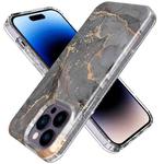 For iPhone 14 Pro Marble Pattern IMD Phone Case(P-GWL10036)
