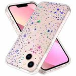 For iPhone 13 Laser IMD Phone Case(GWL041BL Star)