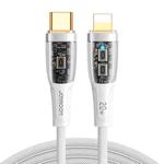JOYROOM S-CL020A3 20W USB-C/Type-C to 8 Pin Intelligent Power-Off Fast Charging Data Cable, Length:1.2m(White)