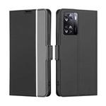 For OnePlus Nord N20 SE 4G Twill Texture Side Buckle Leather Phone Case(Black)