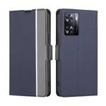 For OnePlus Nord N20 SE 4G Twill Texture Side Buckle Leather Phone Case(Blue)