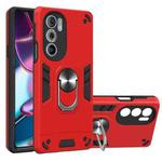 For Motorola Moto Edge 30 Pro/Edge X30 2022 2 in 1 Armour Series PC + TPU Protective Phone Case(Red)