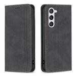 For Samsung Galaxy S23 5G Magnetic RFID Blocking Anti-Theft Leather Phone Case(Black)