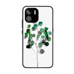 For Xiaomi Redmi A1 4G Colorful Painted Glass Phone Case(Sapling)
