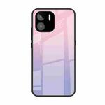 For Xiaomi Redmi A1 4G Colorful Painted Glass Phone Case(Purple Sky)