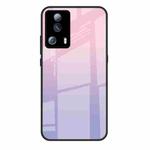 For Xiaomi Civi 2 Colorful Painted Glass Phone Case(Purple Sky)