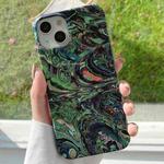 For iPhone 14 Varnishing Water Stick PC Phone Case(Watercolor)