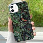 For iPhone 12 Varnishing Water Stick PC Phone Case(Watercolor)