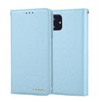 For iPhone 11 CMai2 Silk Texture Horizontal Flip Leather Case with Holder & Card Slots & Photo Frame & Wallet(Mint Green)