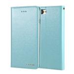 For iPhone 8 Plus & 7 Plus CMai2 Silk Texture Horizontal Flip Leather Case with Holder & Card Slots & Photo Frame & Wallet(Mint Green)