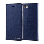 For iPhone 8 Plus & 7 Plus CMai2 Silk Texture Horizontal Flip Leather Case with Holder & Card Slots & Photo Frame & Wallet(Royal Blue)