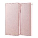 For iPhone SE 2020 & 8 & 7 CMai2 Silk Texture Horizontal Flip Leather Case with Holder & Card Slots & Photo Frame & Wallet(Rose Gold)