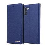 For Galaxy Note 10+ CMai2 Silk Texture Horizontal Flip Leather Case with Holder & Card Slots & Photo Frame & Wallet(Royal Blue)