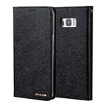 For Galaxy S8+ CMai2 Silk Texture Horizontal Flip Leather Case with Holder & Card Slots & Photo Frame & Wallet(Black)
