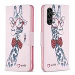 For Samsung Galaxy A14 5G Drawing Pattern Leather Phone Case(Deer)