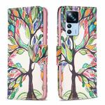For Xiaomi 12T / 12T Pro / Redmi K50 Ultra Drawing Pattern Leather Phone Case(Tree Life)