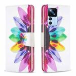 For Xiaomi 12T / 12T Pro / Redmi K50 Ultra Drawing Pattern Leather Phone Case(Sun Flower)