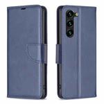 For Samsung Galaxy S23+ 5G Lambskin Texture Leather Phone Case(Blue)