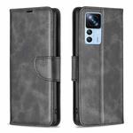 For Xiaomi 12T / 12T Pro / Redmi K50 Ultra Lambskin Texture Leather Phone Case(Black)