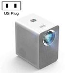 AUN ET50 4 inch 180 Lumens 1920x1080P Smart LED Mini Projector, Plug Type:US Plug(White)