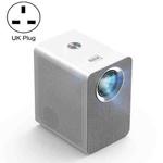 AUN ET50 4 inch 180 Lumens 1920x1080P Smart LED Mini Projector, Plug Type:UK Plug(White)