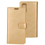 For Galaxy S20 Plus GOOSPERY Mansoor Series Crazy Horse Texture Horizontal Flip Leather Case With Bracket & Card Slot & Wallet(Gold)