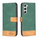 For Samsung Galaxy S23 5G BF11 Color Matching Skin Feel Leather Phone Case(Green)