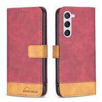 For Samsung Galaxy S23 5G BF11 Color Matching Skin Feel Leather Phone Case(Red)