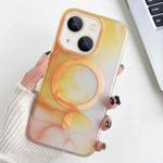 For iPhone 13 Watercolor Magsafe Phone Case(Yellow)