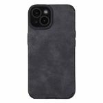 For iPhone 14 Plus TPU Leather Phone Case(Black)