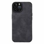 For iPhone 14 Pro TPU Leather Phone Case(Black)