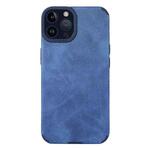 For iPhone 13 Pro TPU Leather Phone Case(Blue)