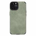 For iPhone 13 Pro TPU Leather Phone Case(Green)