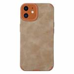 For iPhone 11 TPU Leather Phone Case(Brown)