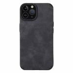 For iPhone 11 Pro Max TPU Leather Phone Case(Black)