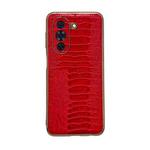 For Huawei nova 10 Genuine Leather Weilai Series Nano Plating Phone Case(Red)