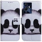 For Infinix Note 12 Pro 5G Coloured Drawing Horizontal Flip Leather Phone Case(Panda)