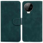 For Infinix Note 12 Pro 4G Skin Feel Pure Color Flip Leather Phone Case(Green)