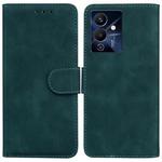 For Infinix Note 12 Pro 5G Skin Feel Pure Color Flip Leather Phone Case(Green)