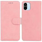 For Xiaomi Redmi A1 Skin Feel Pure Color Flip Leather Phone Case(Pink)