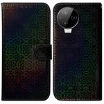 For Infinix Note 12 Pro 4G Colorful Magnetic Buckle Leather Phone Case(Black)