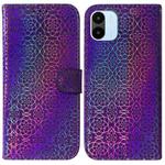 For Xiaomi Redmi A1 Colorful Magnetic Buckle Leather Phone Case(Purple)