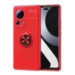 For Xiaomi Civi 2 Metal Ring Holder TPU Phone Case(Red)