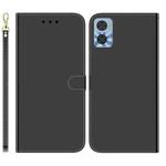 For Motorola Moto E22/E22i Imitated Mirror Surface Leather Phone Case(Black)