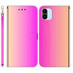 For Xiaomi Redmi A1 Imitated Mirror Surface Leather Phone Case(Gradient Color)