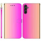 For Samsung Galaxy A14 5G Imitated Mirror Surface Leather Phone Case(Gradient Color)