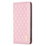 For Motorola Moto G31 / G41 Diamond Lattice Magnetic Leather Flip Phone Case(Pink)