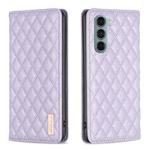 For Motorola Moto G200 5G / Edge S30 5G Diamond Lattice Magnetic Leather Flip Phone Case(Purple)