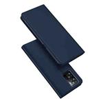 For OPPO A57 4G / A57s / A57e / A77 4G DUX DUCIS Skin Pro Series Flip Leather Phone Case(Blue)